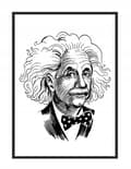 Pikkukuva 1 / 4: KUVAPOSTERI KEHYISSÄ 33x43 cm Einstein P1401