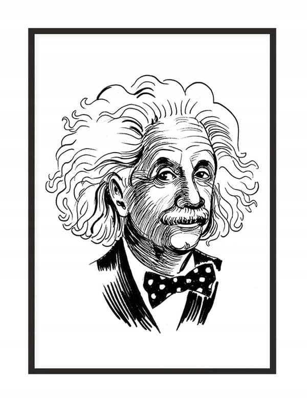 KUVAPOSTERI KEHYISSÄ 33x43 cm Einstein P1401