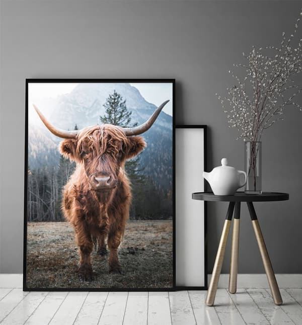 KUVAPOSTERI KEHYISSÄ 33x43 cm Highlander P1400