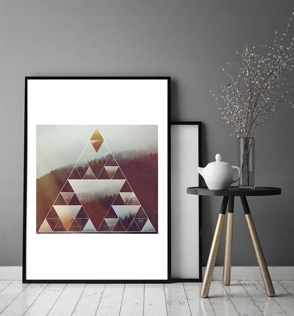 KUVAPOSTERI KEHYISSÄ 33x43 cm Geometria P1357