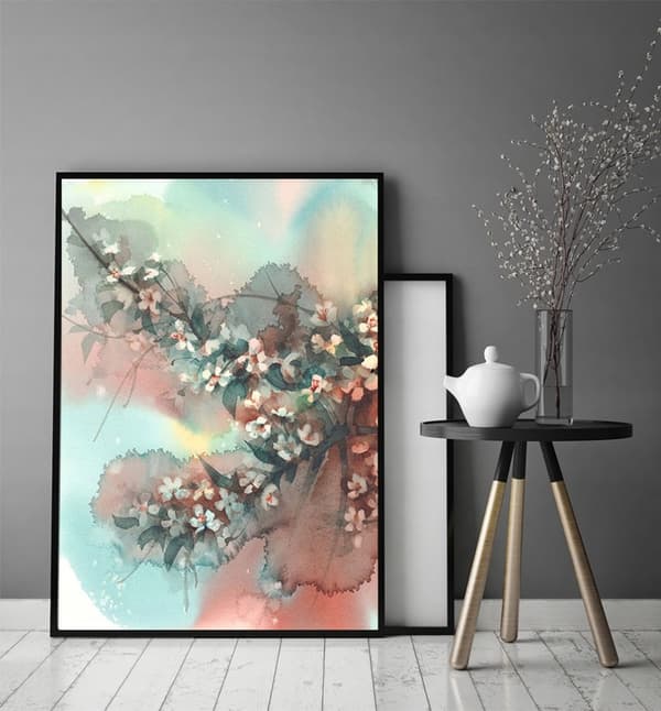 KEHYSJULISTE 53x73 cm Vesiväri P1344