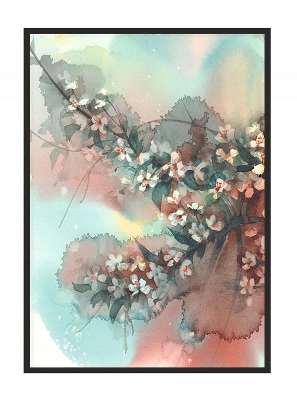 KEHYSJULISTE 53x73 cm Vesiväri P1344