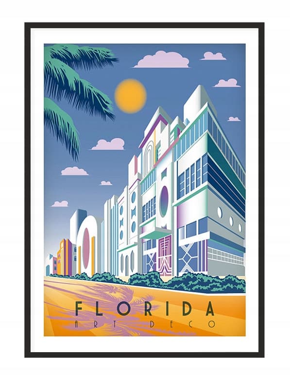 TAVELAFFIST I RAM 33x43 cm Florida P1292