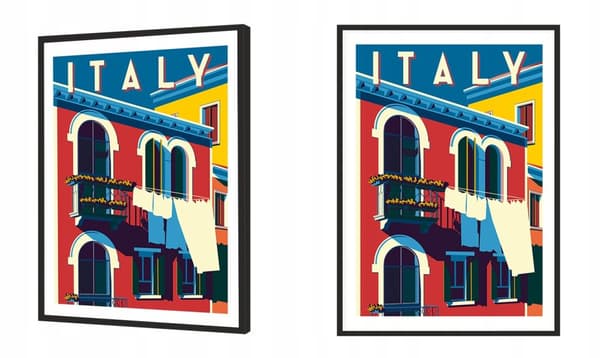 KUVAPOSTERI KEHYISSÄ 33x43 cm Italia P1282