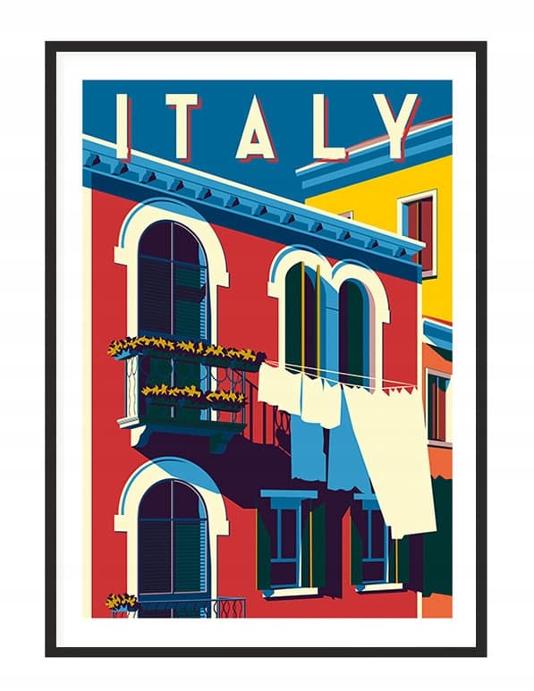 KUVAPOSTERI KEHYISSÄ 33x43 cm Italia P1282