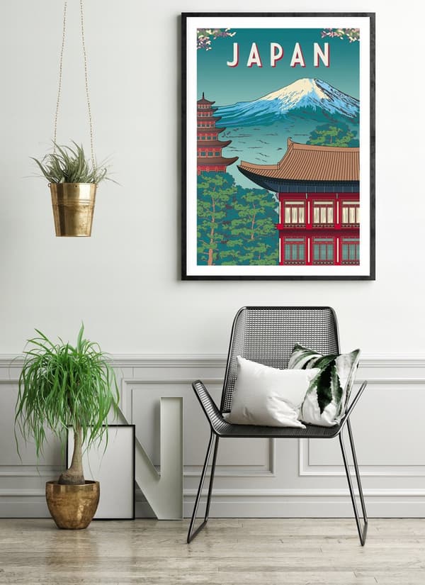 KUVAPOSTERI KEHYISSÄ 33x43 cm Japani P1272