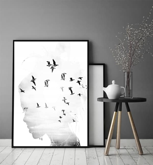 KUVAPUOLISTE KEHYISSÄ 53x73 cm Tyttö P1252
