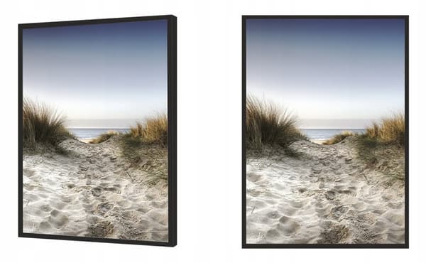 TAVELAFFIST I RAM 53x73 cm Dunes P833