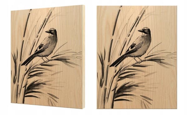 Puinen juliste Kuva vanerilla 28x39cm SP926