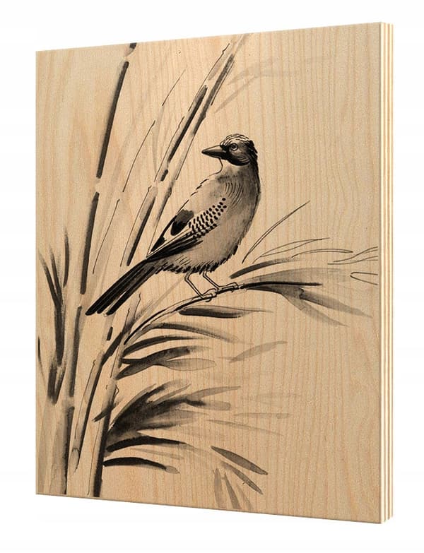 Puinen juliste Kuva vanerilla 28x39cm SP926
