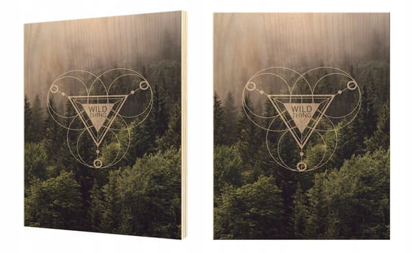 Træplakat Billede på krydsfiner 28x39cm SP654