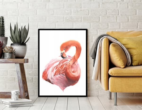KUVAPUOLISTE KEHYISSÄ 43x33 cm Flamingo P1233