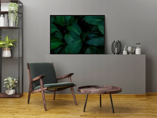 TAVELAFFIST I RAM 53x73 cm Löv P1212
