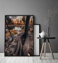 Miniatyrbild 3 av 4: TAVELAFFIST I RAM 53x73 cm Lake P1172