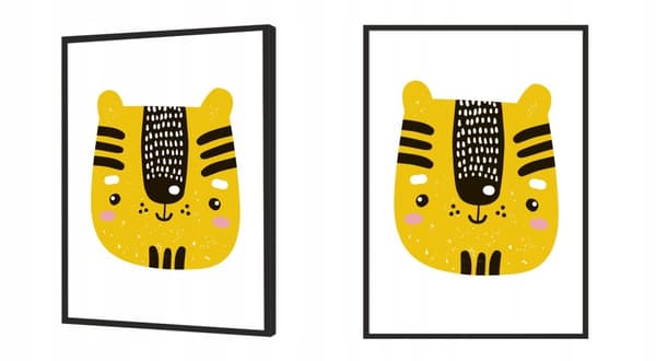 KUVAPUOLISTE KEHYISSÄ 33x43 cm Tiger PD263