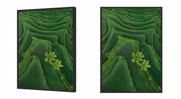 BILLEDPOKATER I RAMME 43x33 cm Bali P1146