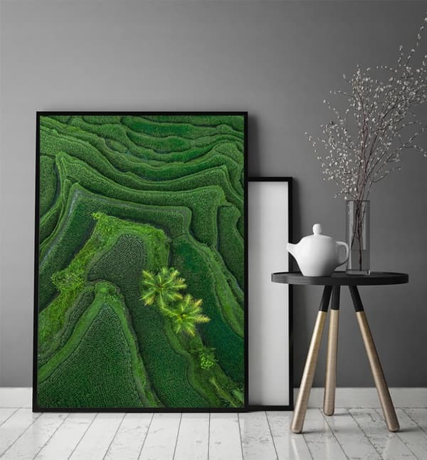 BILLEDPOKATER I RAMME 43x33 cm Bali P1146