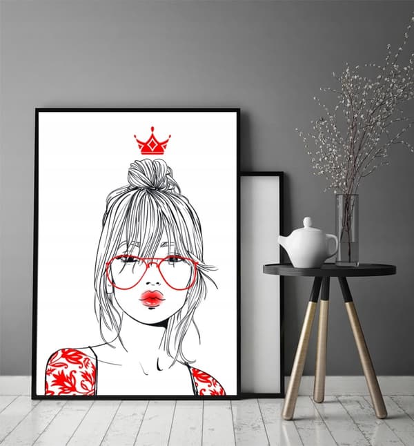KUVAPUOLISTE KEHYISSÄ 33x43 cm Queen P887