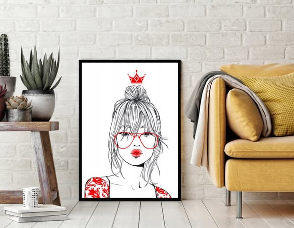 KUVAPUOLISTE KEHYISSÄ 33x43 cm Queen P887