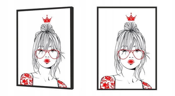 KUVAPUOLISTE KEHYISSÄ 33x43 cm Queen P887