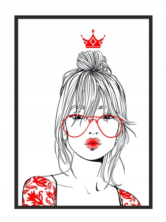 KUVAPUOLISTE KEHYISSÄ 33x43 cm Queen P887