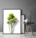 Miniatyrbild 2 av 4: TAVELAFFIST I RAM 33x43 cm Blomma P882