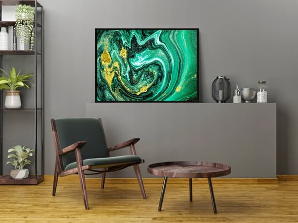 KUVAPOSTERI KEHYISSÄ 33x43 cm Vihreä P1130