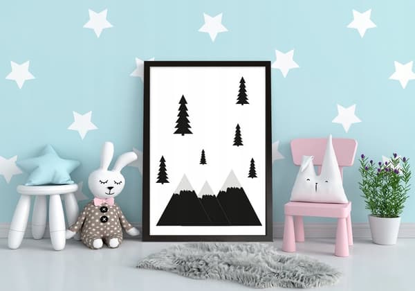 KUVAPUOLISTE KEHYISSÄ 33x43 cm Vuoret P044