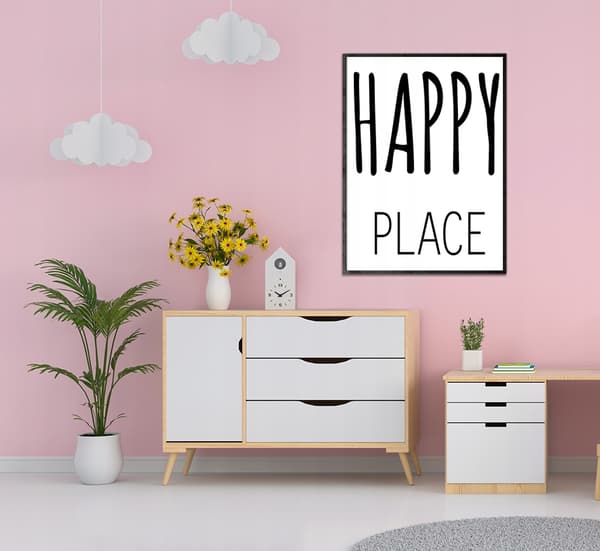 KUVAPOSTERI KEHYISSÄ 33x43 cm Happy P041
