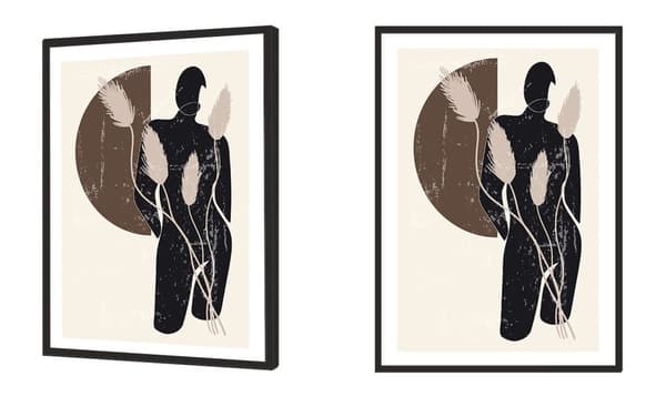 POSTER I RAM 33x43 cm Boho P2291