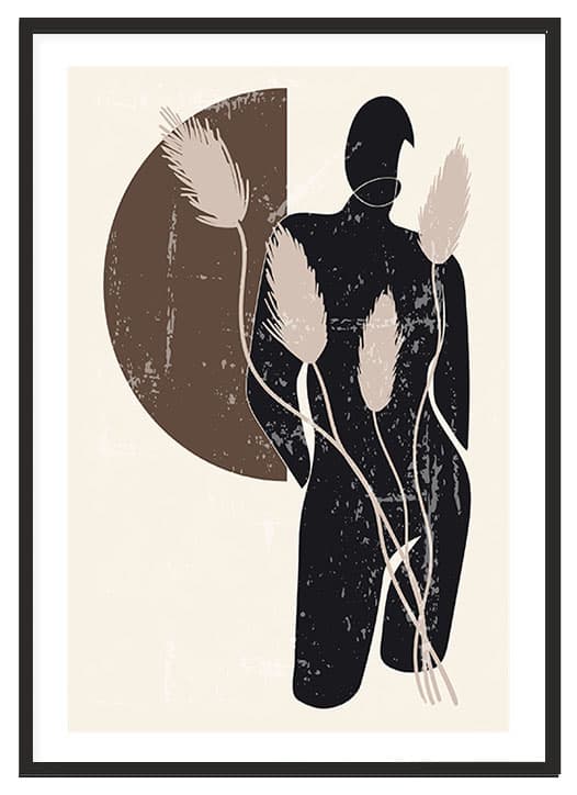 POSTER I RAM 33x43 cm Boho P2291