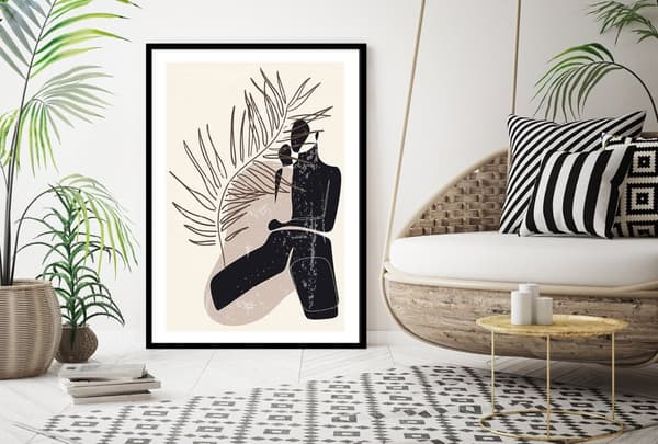 POSTER I RAM 33x43 cm Boho P2293