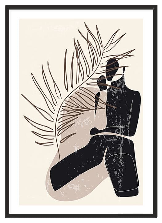 POSTER I RAM 33x43 cm Boho P2293