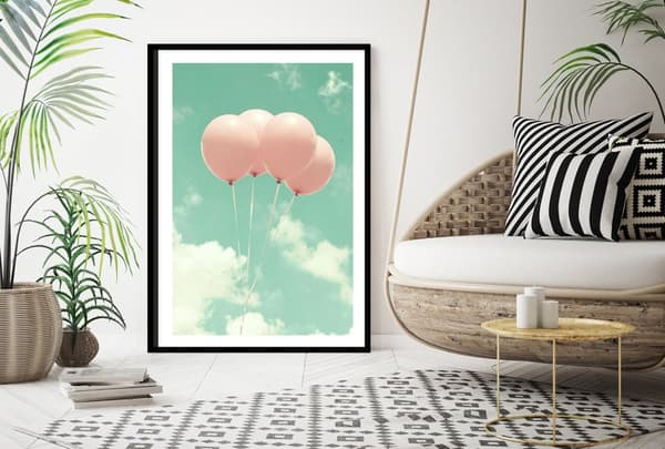 TAVELAFFIST I RAM 33x43 cm Ballonger P2319