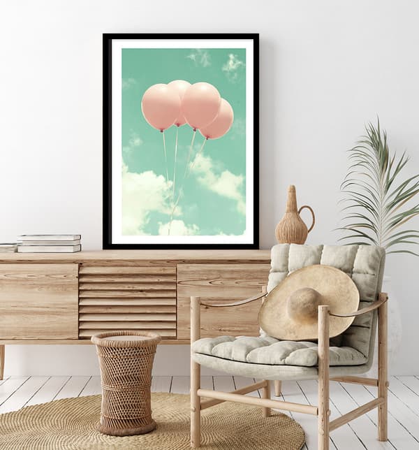 TAVELAFFIST I RAM 33x43 cm Ballonger P2319