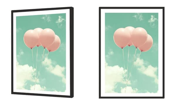 TAVELAFFIST I RAM 33x43 cm Ballonger P2319