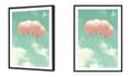 Miniatyrbild 2 av 4: TAVELAFFIST I RAM 33x43 cm Ballonger P2319