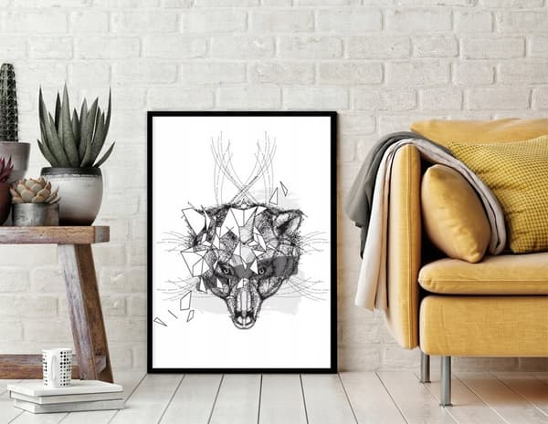KUVAPUOLISTE KEHYISSÄ 53x73 cm Wolf P1089