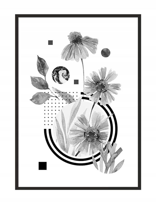 KUVAPUOLISTE KEHYISSÄ 53x73 cm Kukat P996
