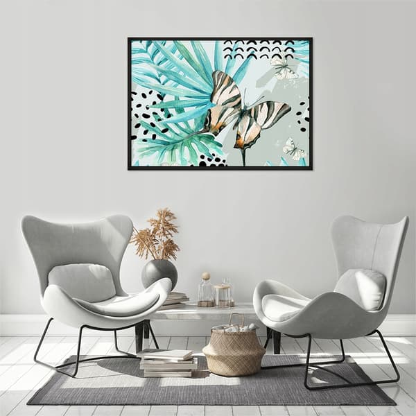 POSTER I RAM 53x73 cm Fjäril P1005