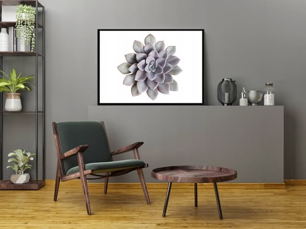 TAVELAFFIST I RAM 53x73 cm Blomma P1048