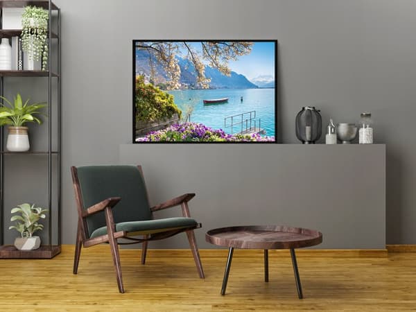 TAVELAFFIST I RAM 53x73 cm Lake P1018