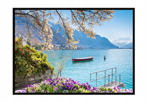 TAVELAFFIST I RAM 53x73 cm Lake P1018