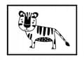 Miniatyrbild 1 av 4: POSTER I RAM A4 cm Tiger PD289