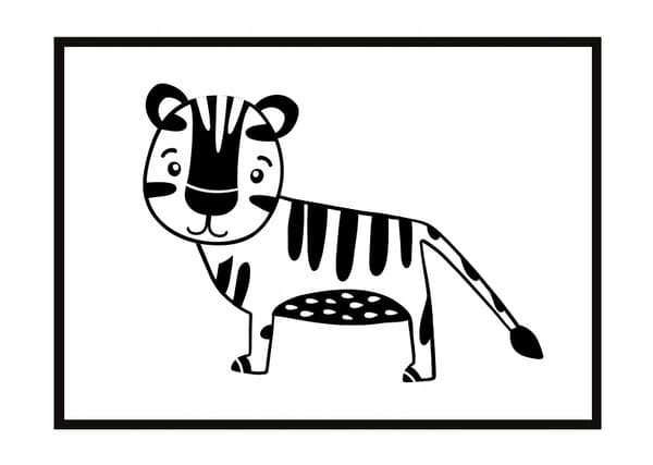 POSTER I RAM A4 cm Tiger PD289