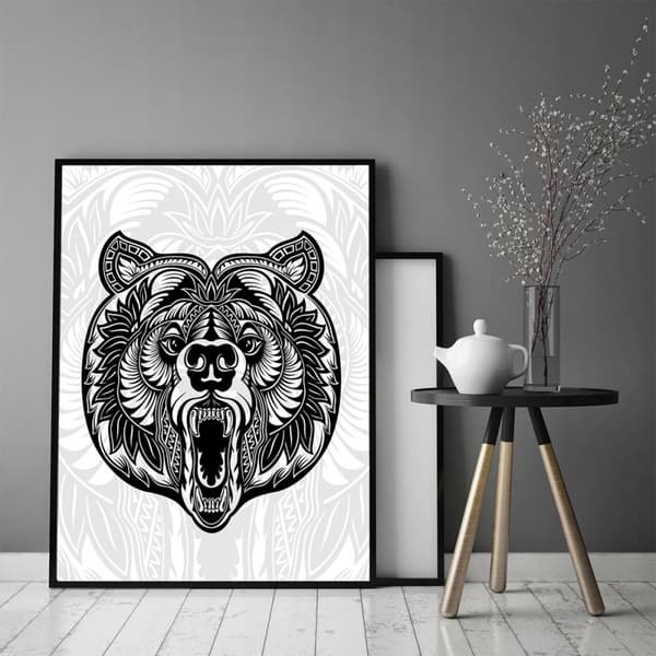 KEHYSJULISTE 53x73 cm Teddy Bear Tribal P590
