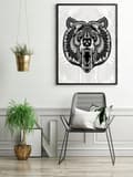 Pikkukuva 4 / 4: KEHYSJULISTE 53x73 cm Teddy Bear Tribal P590