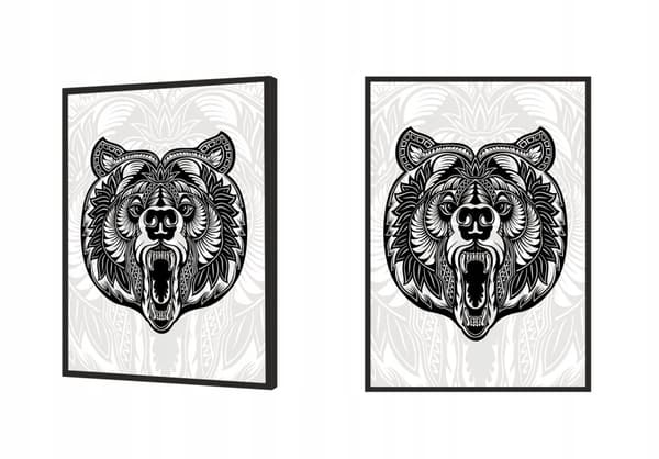 KEHYSJULISTE 53x73 cm Teddy Bear Tribal P590