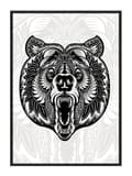 Pikkukuva 1 / 4: KEHYSJULISTE 53x73 cm Teddy Bear Tribal P590