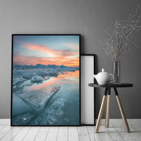 KUVAPUOLISTE KEHYISSÄ 53x73 cm Islanti P583